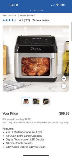 Sur La Table 13 QT Air Fryer Oven 