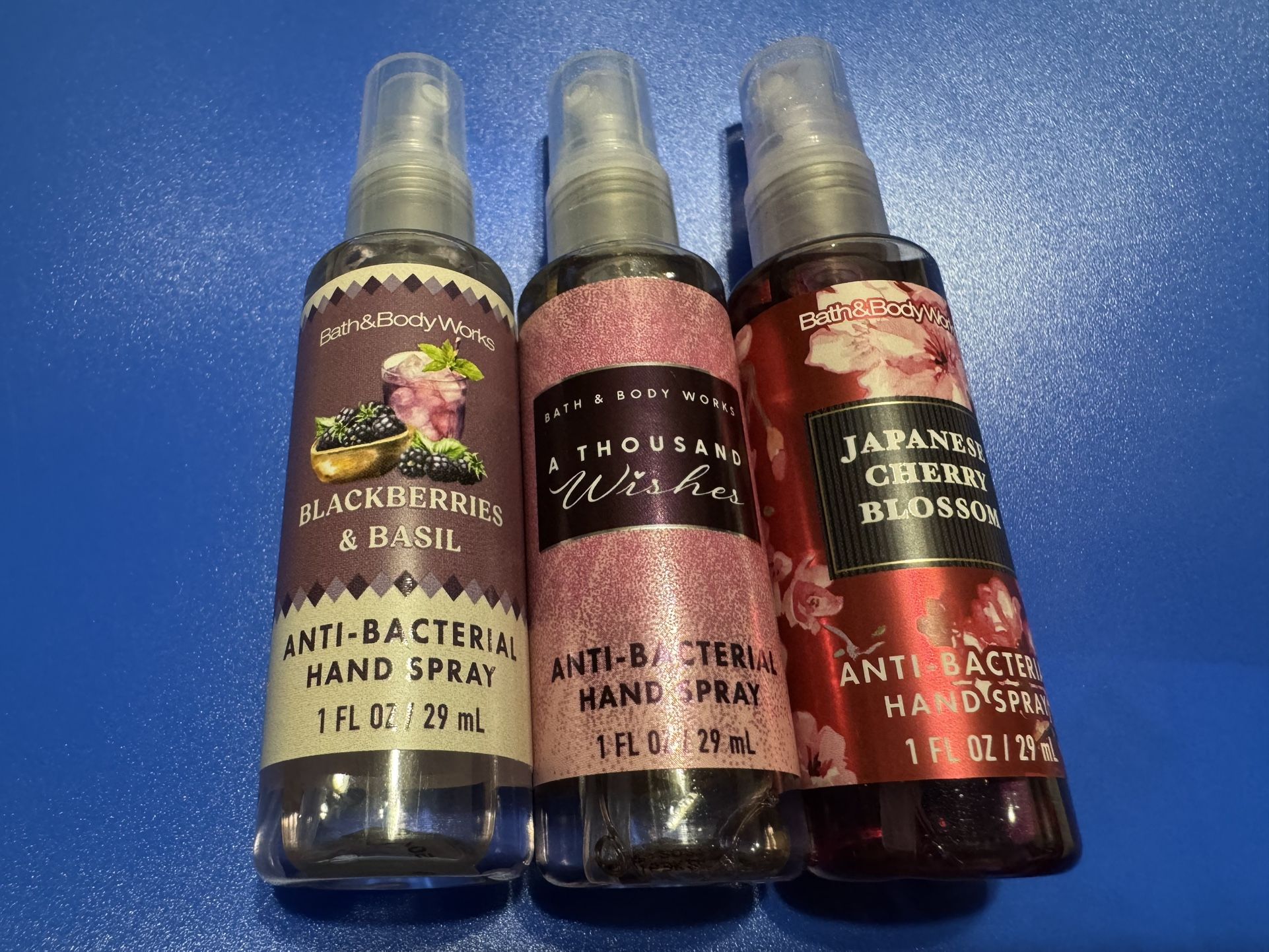 Bath & Body Works Hand Sanitizer Set Of 3