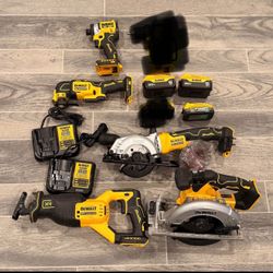 10 Piece Dewalt 20v Combo Kit / Brushless / XR Models
