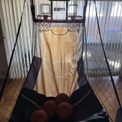 ESPN 2 Player Basketball Hoop Arcade 