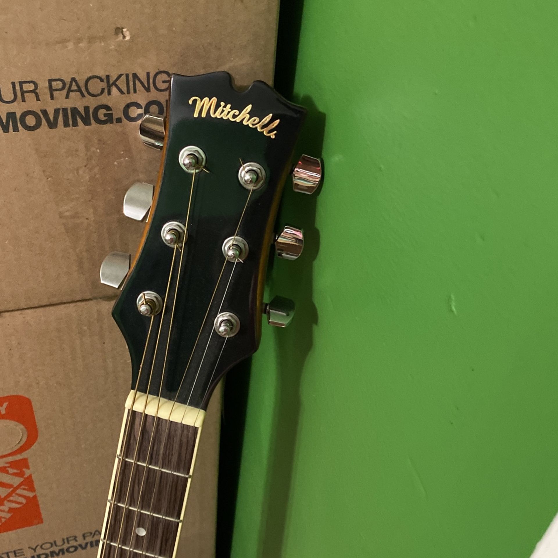 mitchell electric acoustic guitar