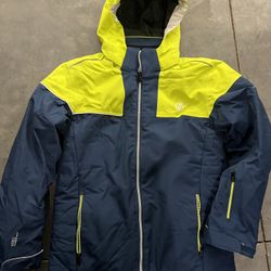 Dare2B Ski Jacket Entail Youth Girls 9 10 Winter Snow Coat Hoodie Waterproof