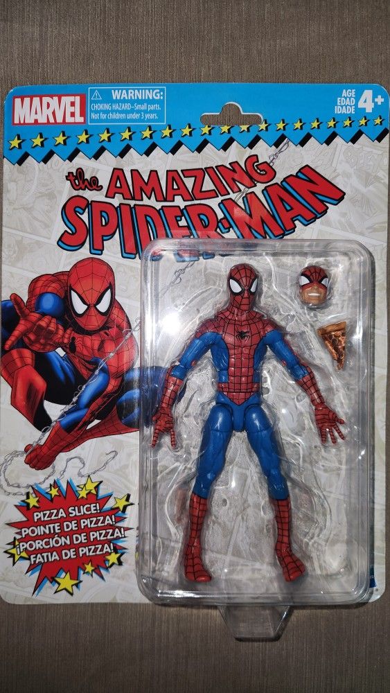 Marvel Legends Retro Spiderman Pizza Time