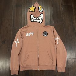 Glo Gang Full Zip Hoodie Chief Keef Size M