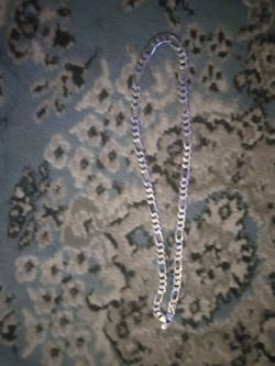 Silver Figaro Chain Necklace