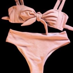 Sizaful High Leg Apricot Fashion Bikini 
