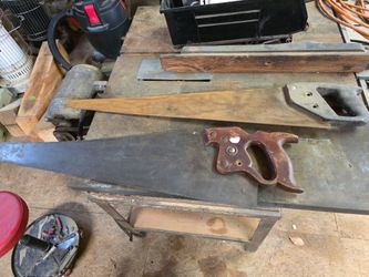 Antique wood saws