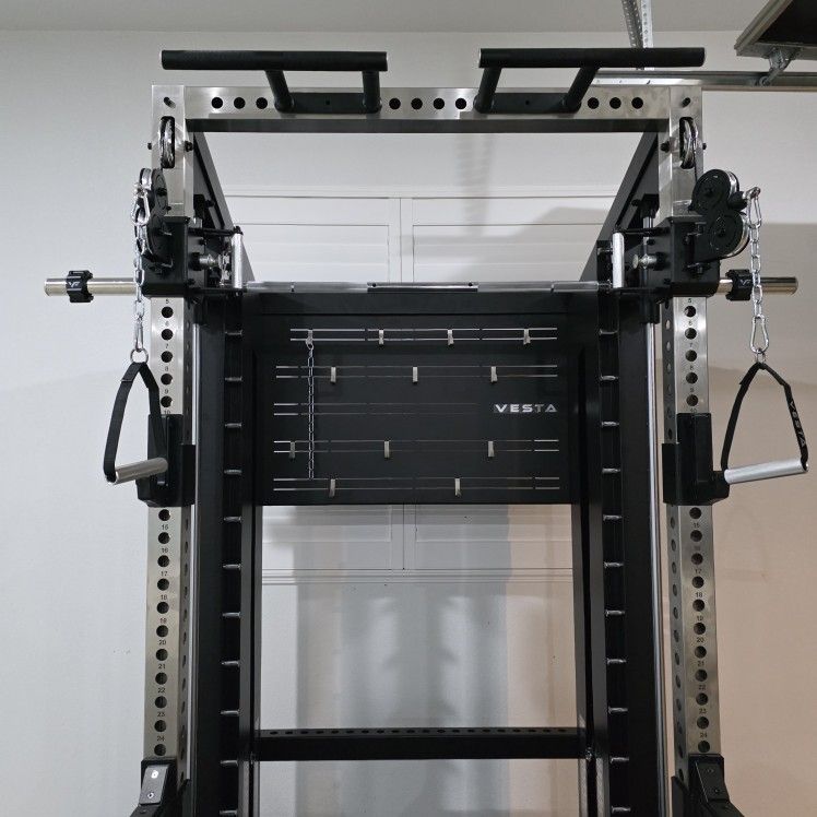 🔥NEW Vesta Pioneer 3in1 | Functional trainer | Squat Rack | Smith Machine | 200lbs weight stack | Gym Equipment | Commercial Grade | FREE DELIVERY 🚛