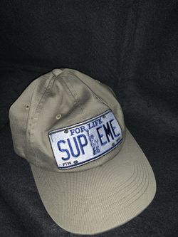 Supreme License Plate olive