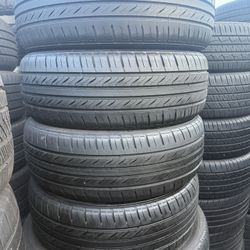 4 Semi New Tires 215/60r16 🤑free Install 80% Tread