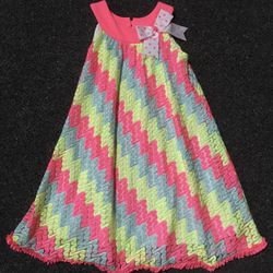 Girls size 6 spring summer Easter dress 
