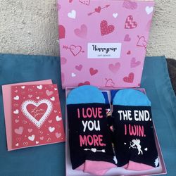 Gift Socks for Him or Her with Card