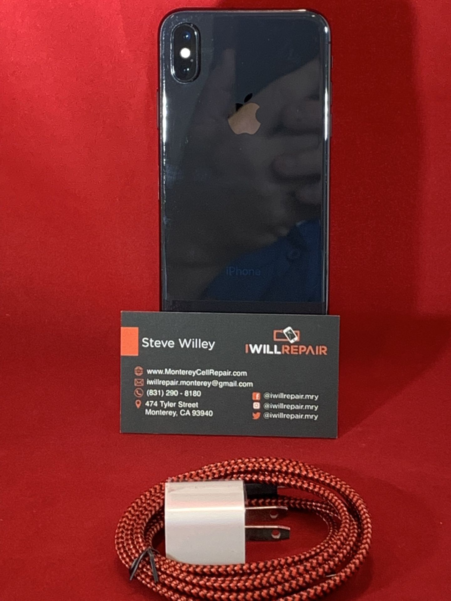 Apple iPhone X Black 64 GB unlocked $350