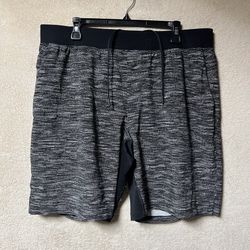 Lululemon THE Shorts Linerless 10” Mens XXL Grey