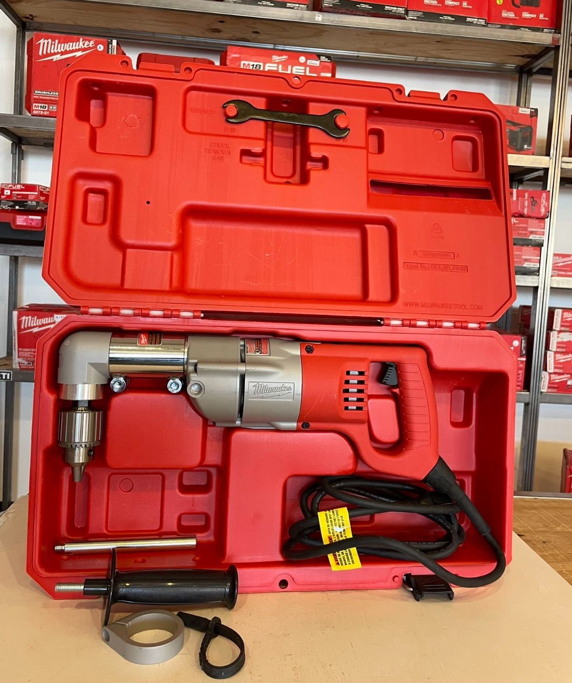 3107-6 MILWAUKEE 1/2” RIGHT ANGLE DRILL