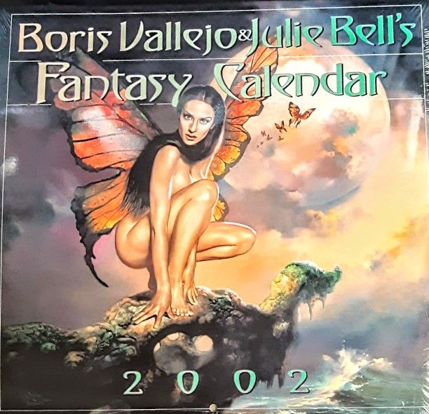 Boris Vallejo & Julie Bell´s Fantasy 2002 Calendar by C. J. Henderson (2001 09 01) Calendar,All Products : American Fashion Style Bags On Sale
