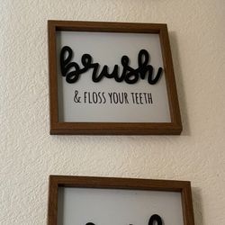 Restroom Wall Decor 