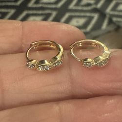 14k gold plated earrings