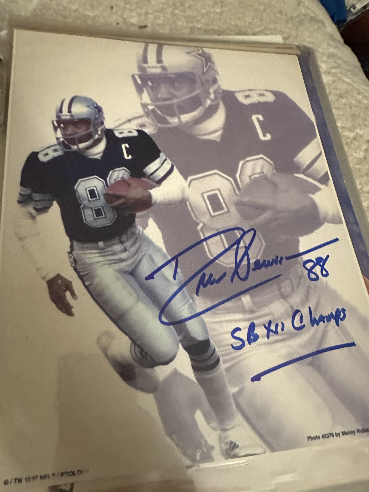 Drew Pearson Auto 8x10