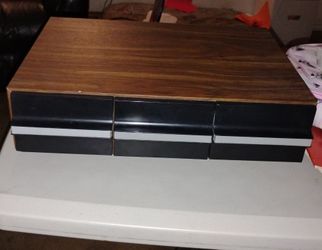 3 Drawer Cassette Holder/ Holds 36 Tapea