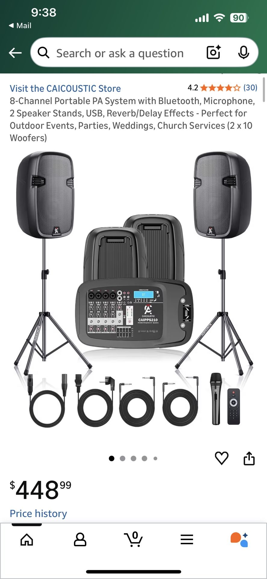 Brand New, In Box Portable Speaker System