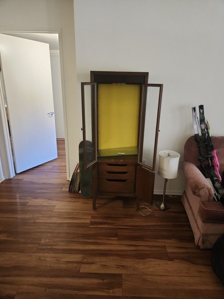 China or knickknack cabinet.