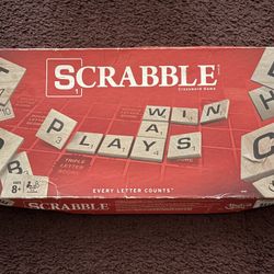 Used Scrabble Boardgame