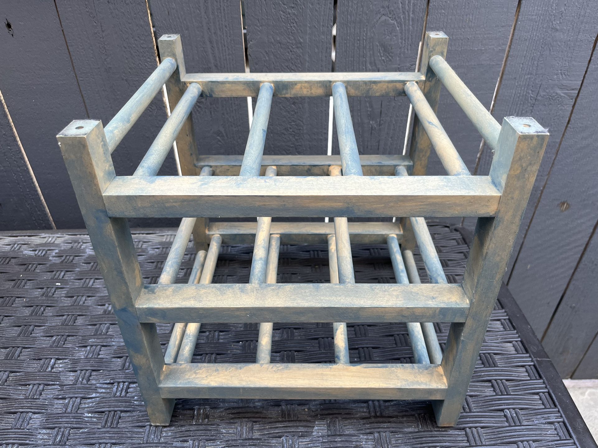 Wood Wine Rack Bar