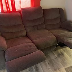 Two Recliner Couches