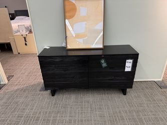 Rotta Rio 6 Drawers Dresser - Pitch Black | Bureau | Bedroom Storage