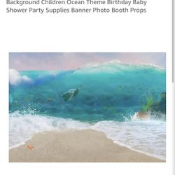 Backdrop ocean /photoshoot backdrop 