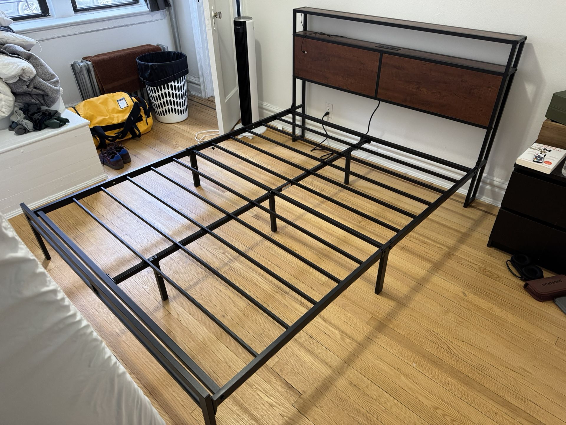 Queen Bed Frame & Mattress
