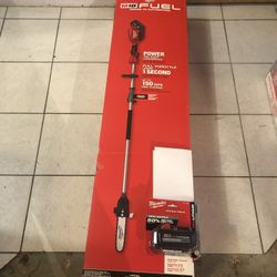 Milwaukee Pole Saw Kit With Battery & Charger 