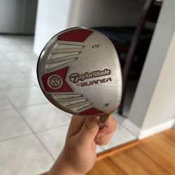 TaylorMade Burner Steel 3 Fairway Wood 15 Deg Graphite Regular Flex RH P-126941