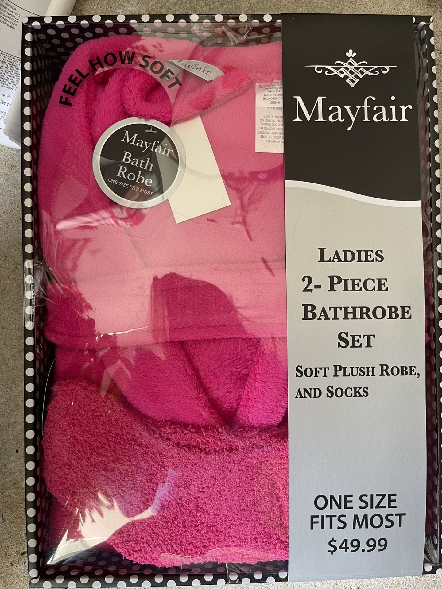 Womens 2 Piece Robe Set