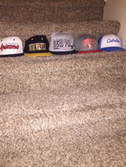 5 quality SnapBack hats