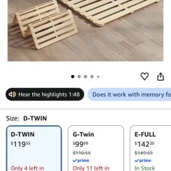 New Twin Bed Frame 