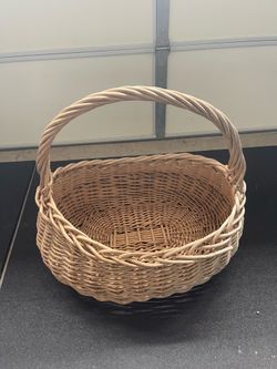 Large Wooden Basket
