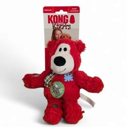 KONG Wild Knots Holiday Bear dog chew toy
