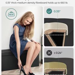 43 Inches Folding Storage Ottoman Bench