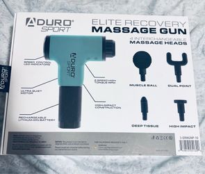 Aduro Sport Elite Recovery Massage Gun – Turquoise