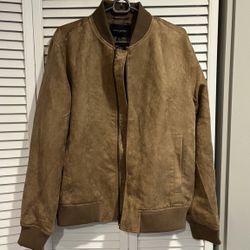 Banana Republic Suede Bomber Jacket