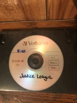 Justice league dvd
