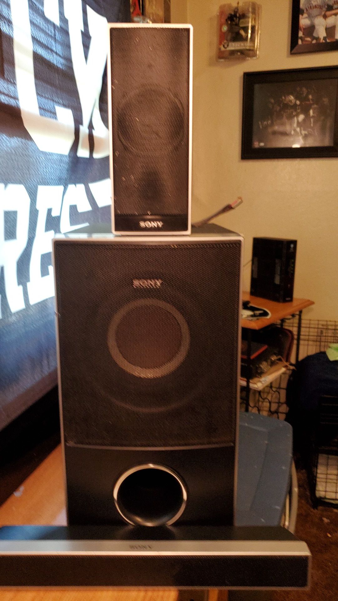 Sony HTS speakers 3 total