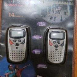 Audiovox FR-530 Two-Way Radios Walkie Talkies Pair Tested Working