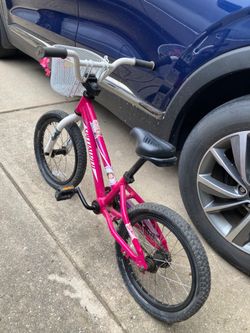 Young girls bicycle