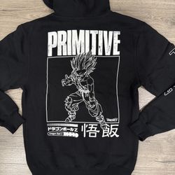 Primitive Dragon Ball Z Gohan Vengeance Hoodie Men’s Hoodie Size Medium