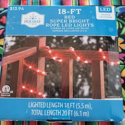 18ft Red Super Bright Rope LED Lights