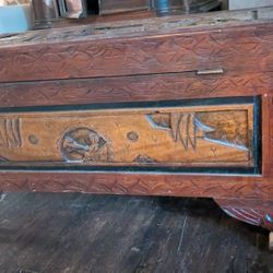 Hand Carved Chest
