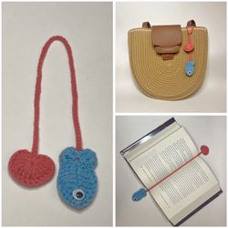 Crochet Fish Book Mark Bag decoration